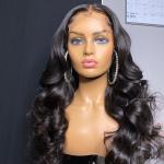 13*4 Lace Front Human Hair Wigs Pre Plucked