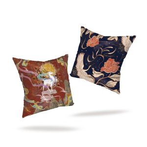 Custom Throw Pillow Covers Linen Polyester Digital Sublimation Printed Sofa