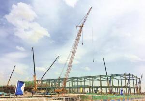 China Light Steel Frame Building Steel Structure Portal Frame Building Warehouse factory