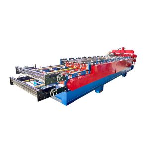 OEM Service Roofing Tile Double Layer Roll Forming Machine PLC Controlled System