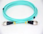 Duplex OM3 Fiber Optic Patch Cables Multimode LSZH 3.0mm FC UPC To FC UPC