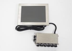 China Full IP65 Waterproof Stainless Steel Panel PC 1000 Nits 1024x768 With Break Out Box factory