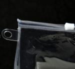 Customized Makeup PVC Gift Bags , Clear Zip Lock Pouch For Cosmetics