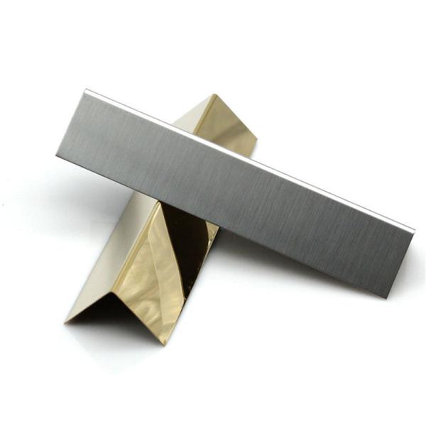 supply free sample curved tile trim L shaped stainless steel trim edge