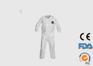 China Microporous Disposable Work Overalls , Durable Disposable Boiler Suits factory