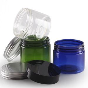 Portable 50ml Cream Jar , Small Trial Pack Empty Face Powder Container