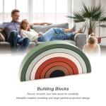 Children Rainbow Blocks Constructor Montessori Educational For Kids