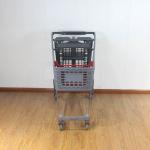 130L China All Plastic Push Trolley Plastic Shopping Carts