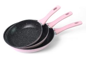 China PTFE Free 30cm Kitchen Stackable Non Stick Cookware factory