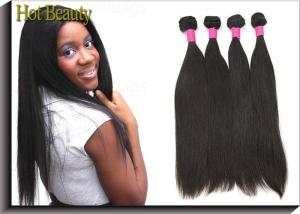 China Glossy Straight Virgin Brazilian Human Hair Extensions For Adults Clean &amp; Neat Ends factory