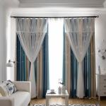 Thermal Insulation Polyester Curtain Fabric 90% Window Blackout Shade Fabric