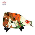 Unbreakable 6mm Tempered Glass Cutting Board for Kitchen Round Square Chopping