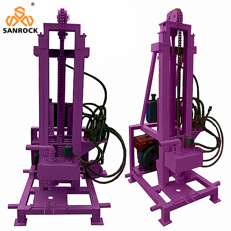 75-300mm Drilling Diameter Hydraulic Water Well Drilling Rig for Small Water Drilling Equipment