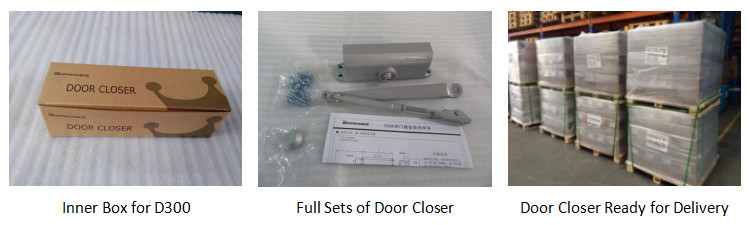 Exterior Overhead Hydraulic Door Closer Size 4 / 3 Top Jamb Mounted Outward Opening