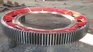 China Mill Girth Gear And Rotary Kiln Girth Gear Factory For Cement Plant factory