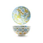 Colorful Soup Ceramic Bowl , Porcelain Bowl Microwave Safe With Custom Logo
