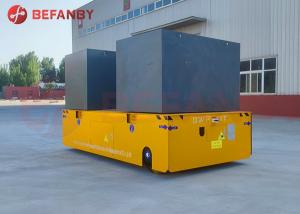 China 20 Ton Steerable Trackless Transfer Trolley For Automotive Industry factory