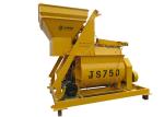 JS750 Twin Shaft Concrete Mixer Machine , Benford Winget Volumetric Concrete