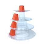 WOW 10 tier macaron blister tower stand packaging of CnxmxxL with acrylic