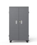 ABS Engineering Plastic USB Tablet Charging Trolley Cart 1mm Galvanized