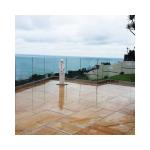 Modern Laminated Glass Balustrade CCC Tempered Glass Staircase