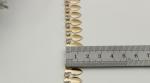 Fine products bag hardware gold leaf diamond decorative iron bag metal chain