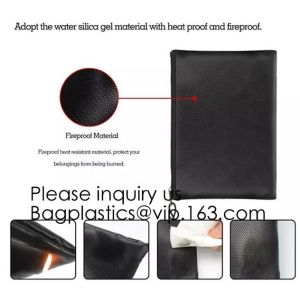 Fireproof Document Bag, Bug Out Bags, Wallet, Briefcase, File Protection,
