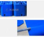 Injection Molding Steel Reinforced Plastic Pallets For Warehouse 12-15kgs Weight