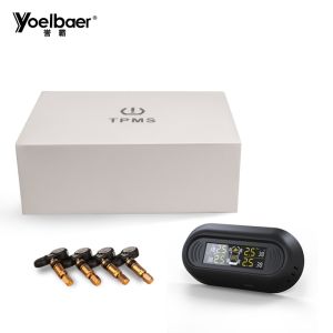China TPMS Car Tire Pressure Monitoring System Alarm Windshield Tyre Sensor LCD Display on sale