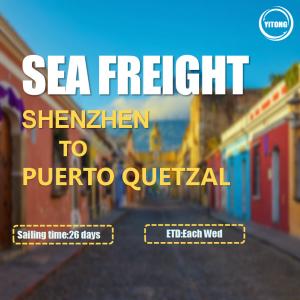 China FOB CIF International Ocean Freight From Shenzhen To Puerto Quetzal Guatemala factory
