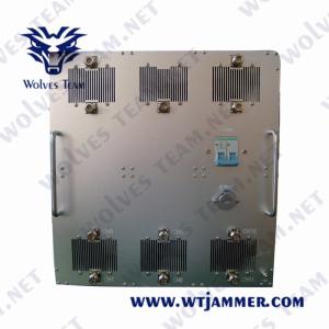 China AC220V 1000W Military GPS Jammer GSM CDMA 3G 4G WIFI 2.4G 5.8G factory