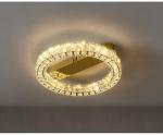 Luxury Ring Ceiling Lamp Modern Bedroom Living Room Crystal Ceiling Lamp(WH-CA