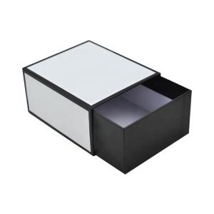 China Customized Shoe Gift Packaging Drawer Box Square Shape Recycled Materials factory