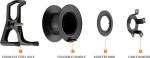 Anti Uv L34m Dia18mm Tactical Fiber Optic Cable Reel For Cable Storage