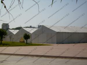 China Large Temporary Warehouse Tent 20m 30m Width Waterproof For Outside Industrial Storage factory