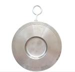 Single leaf door disc thin check valve