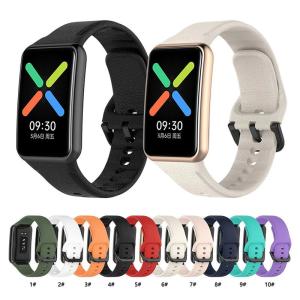 China 10 Colors Silicone Rubber Watch Strap Bands Suitable For OPPO Classic factory