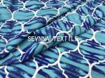 Moisture Wicking Yoga Wear Fabric Double Printing Patterns