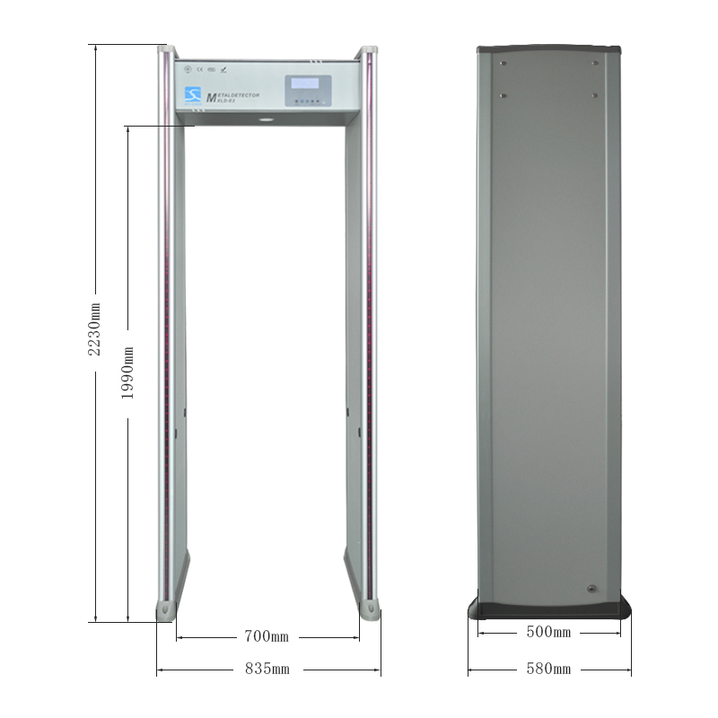 SUNLEADER XLD-E3 Factory Price High Sensitivity Accurate Full Body Scanner gold Walk through Walkthrough Metal Detector