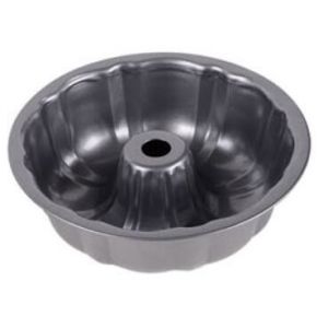 China carbon steel bakeware chiffon cake mould bundt pan with chimney on sale