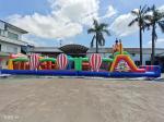 Inflatable Carnival Obstacle Course Customized For Rental And Sale
