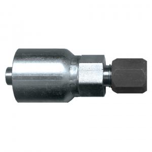 China 11143-4-4 Steel Hose Fittings 7/16x20inch Thread Flareless Coupling factory