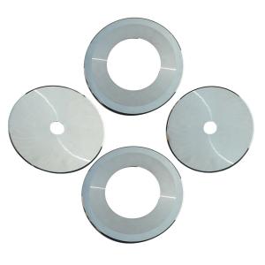 China PET Sheet Coil Metal Slit Cutter Cemented Carbide Blade 200mm factory