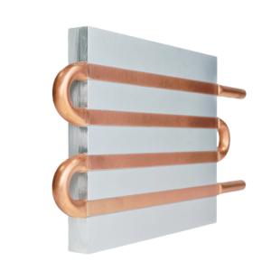 China Custom Liquid Cooling Plate Aluminum Heatsink Copper Pipe for New Energy Equipment factory
