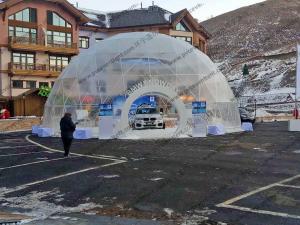 China Luxury Waterproof Transparent Geodesic Dome Tents For Outdoor event / Show / Ceremony / Exhibitions factory