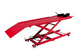 China MET Pneumatic Motorcycle Lift Scissor Structure Pneumatic Motorcycle Lift Table Capacity 500Kg factory