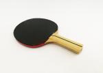Family Beginner Table Tennis Bats Simple Standard Size Pimple Out Rubber Without