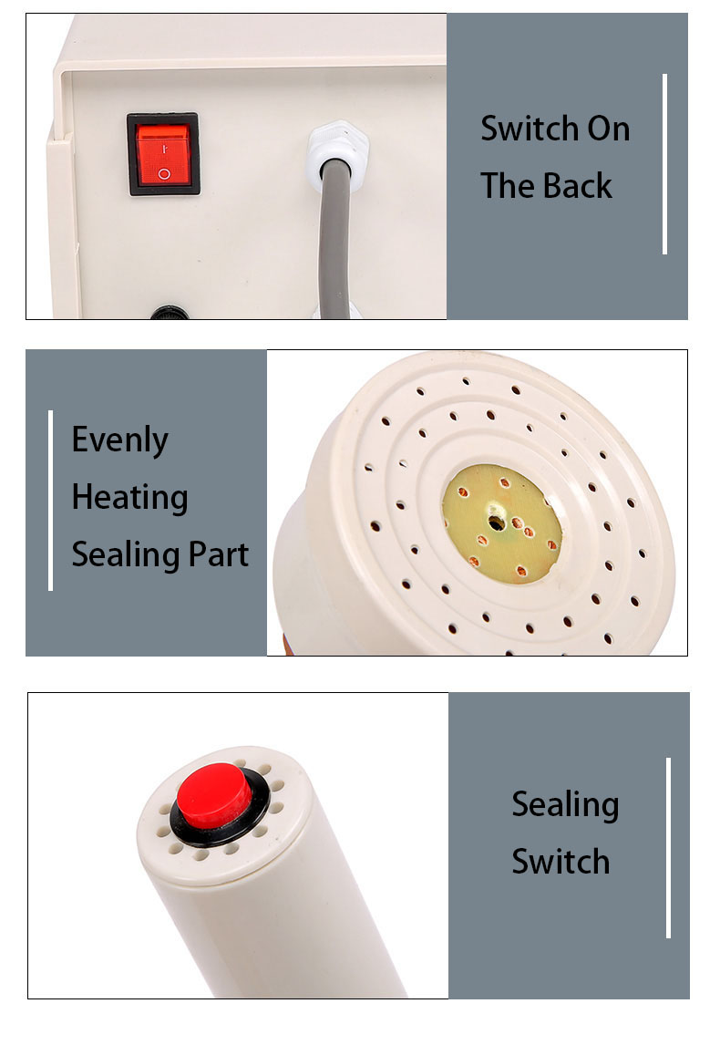 Plastic Packaging Material Manual Induction Sealer GLF-500 with User-friendly Design