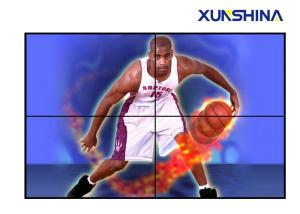 China HD Digital Narrow Bezel Video Wall1920X1080 Resolution , 2x2 Video Wall factory