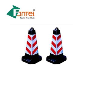 China 340gsm Reflective Sign Vinyl , Solvent Ink Safety Reflective Vinyl For Traffic Road factory